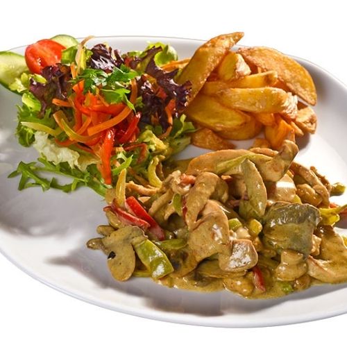 Curry Soslu Tavuk